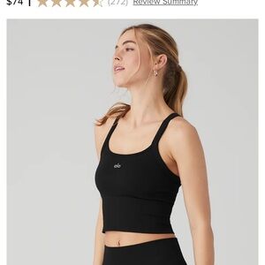Alo seamless ribbed favorite bra tank
